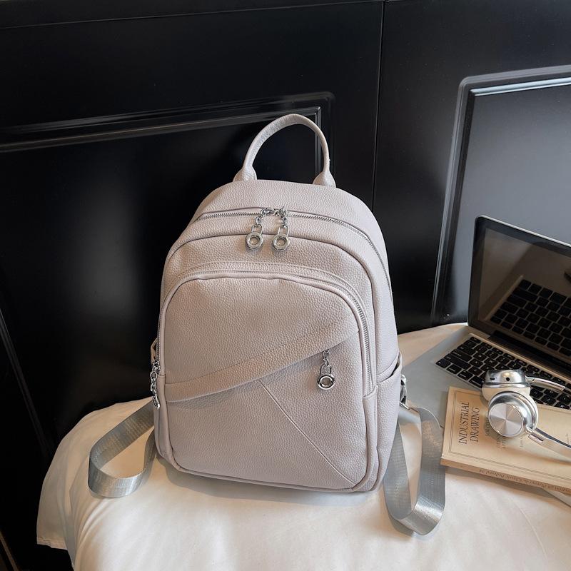 Вместительный простой и модный рюкзак, новая женская сумка высокого класса в стиле кэжуал, рюкзак для путешествий