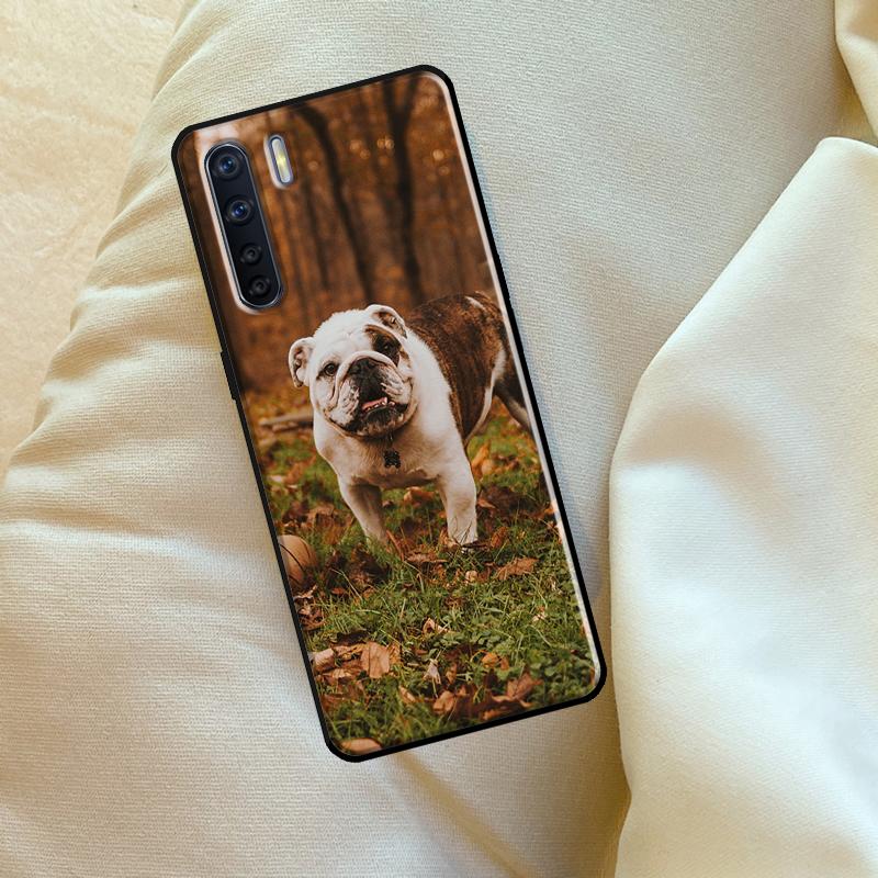 French Bulldog Case For Oppo A96 A76 A16 A18 A38 A58 A78 A98 A74 A94 A54 A80 A60 A40 A15 A17 A57 A5 A6 Pro