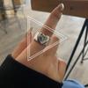 Ventfille Медь Ретро Сердце Широкое Глянцевое Сеть Красный Кольцо Для Женщин Девочек Подарок Украшения Dropshipping