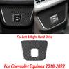 Для Chevrolet Equinox 2017- Накладка на руль из углеродного волокна Панель управления мультимедиа CD консоли Наклейка на интерьер автомобиля