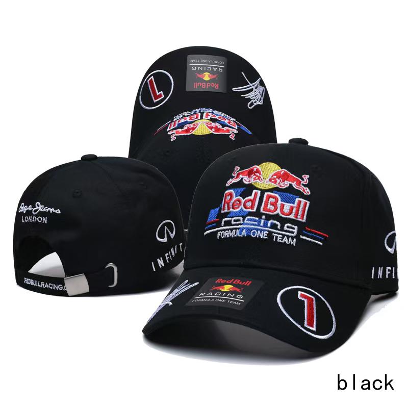 Red Bull Бейсболка гоночной команды Формулы 1 Макс Ферстаппен #1 Вышитая Регулируемая Кепка