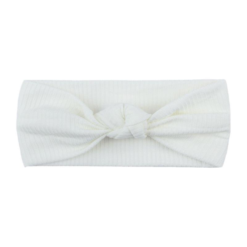 Knotted Elastic Children's Headband Cute Solid Color Pit Strip Baby Headband Four Seasons Thin Baby Headband