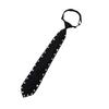 Glitter Lazy Rhinestone Neck Tie Flexible Pre Tied Neck Tie Business Adjustable Neck Tie  Festive