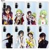 Anime Code Geass Lelouch Silicone Cover For Xiaomi Redmi Note 10 10S 9 9S Pro Max 9T 8T 8 7 6 5 Pro 5A 4X 4 Phone Case