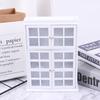 1/12 Dollhouse Miniature Furniture White Kitchen Dining Cabinet Display Shelf