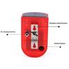Wireless Solar Motion Alarm Light 120dB Siren IP65 Waterproof for Outdoor Patio Vegetable Garden Animal Repellent