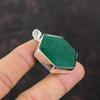 Ограненный замбийский изумрудный кулон, ювелирные изделия из драгоценных камней, кулон из стерлингового серебра 925 пробы, удивительный кулон ручной работы, эффектный кулон, женский специальный подарок