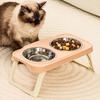 Non-Slip Pet High Footed Bowl Anti-flip Pet Water Feeder Container  for Kitten/Puppy/Bunny