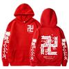 Japan Anime  Revengers Cherry Blossom Graphics Hoodies Autumn Fleece Tokyo Gang Sweatshirts Cozy Clothes Tops