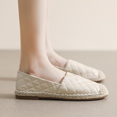 2024 Модные женские туфли на плоской подошве, мягкие удобные туфли без застежек, повседневная женская обувь на плоской подошве, размер плюс 42 A4590