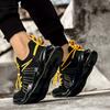 2025 новая корейская версия мужской обуви модный тренд мужская повседневная обувь летающая тканая дышащая обувь с лезвиями спортивная обувь для мужчин