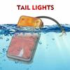 2Pcs Side Light Rear Tail Lights Lamps 10 LED Turn Signal Indicator Stop Indicator Lamp  Lorry Truck
