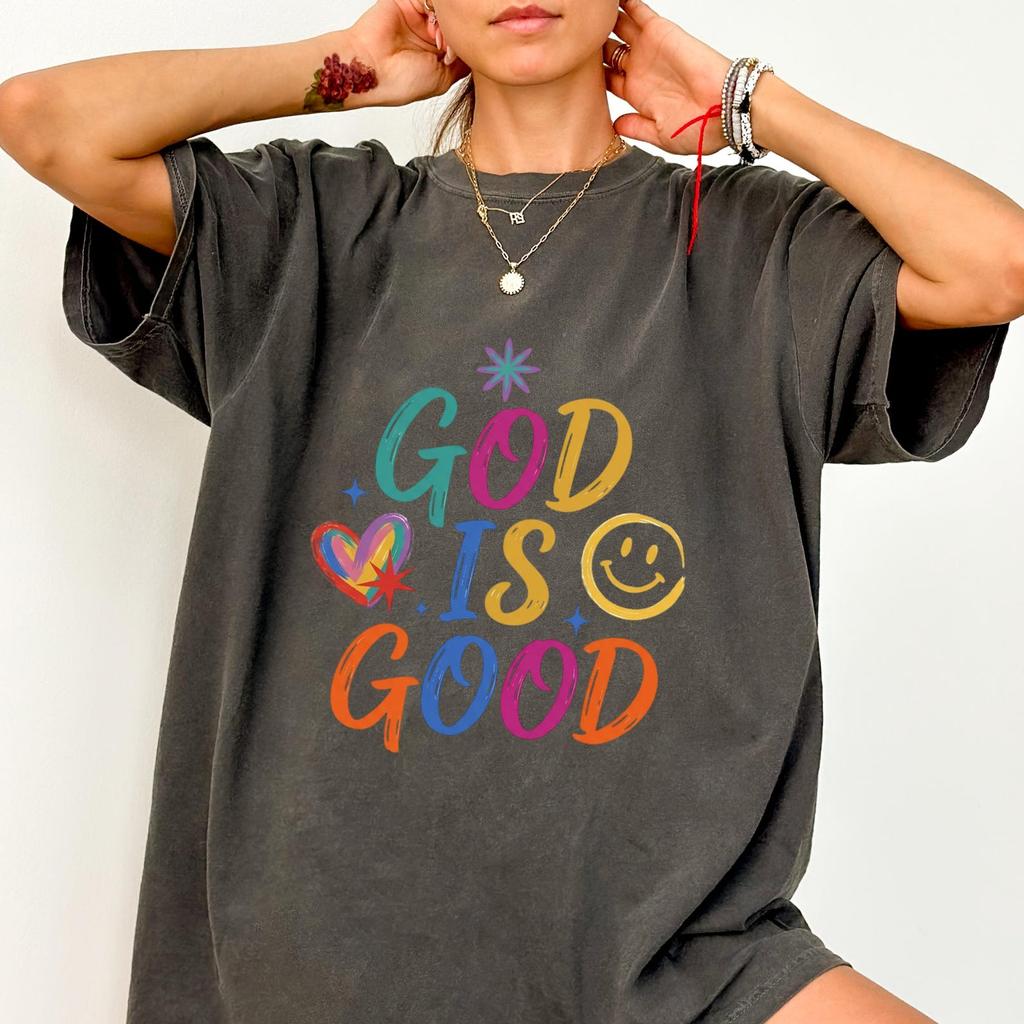 God Is Good Shirt, Christian T-Shirt, Faith Based Tee, Religious Gift for Men and Women, Inspirational Jesus Shirt