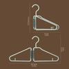 12pcs Foldable Coat Hanger,Non-Slip Clothes Hangers,Plastic Drying Rack,Multifunctional Clothes Storage Organizer For Travel