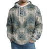 Men's Knit Hooded Sweatshirt Casual Long-Sleeve Sweatshirt
