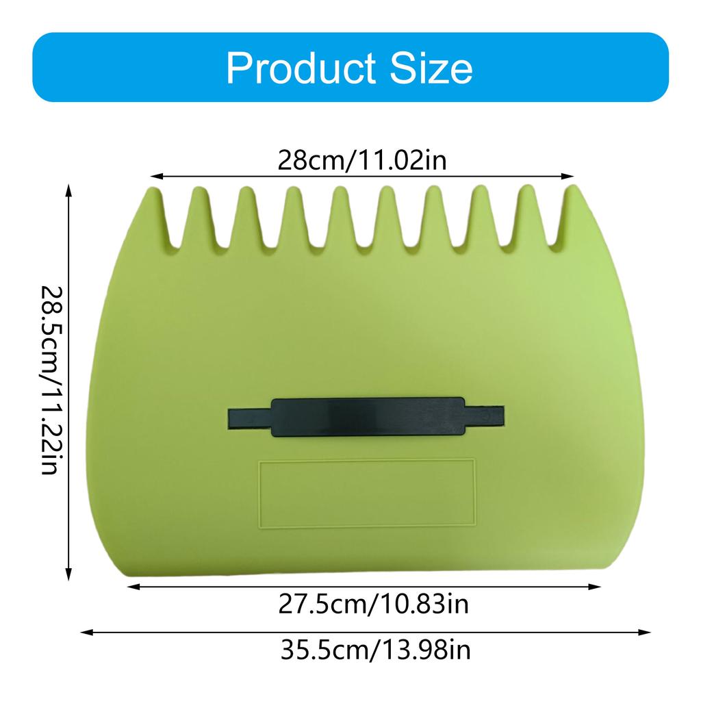 Leaf Scoop Leaves Grabber 2pcs Handheld Leaf Scoop Garden and Yard Leaf Scoops Hand Rakes Large Garden Hand Rake Tool
