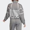(WMNS) adidas originals logo Pattern Sports Jacket Gray Women's FS7219