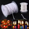 61 метр/рулон белый фитиль для свечей хлопковая катушка для плетеного фитиля свечи своими руками материал для изготовления свечей бездымный воск чистый хлопковый сердечник