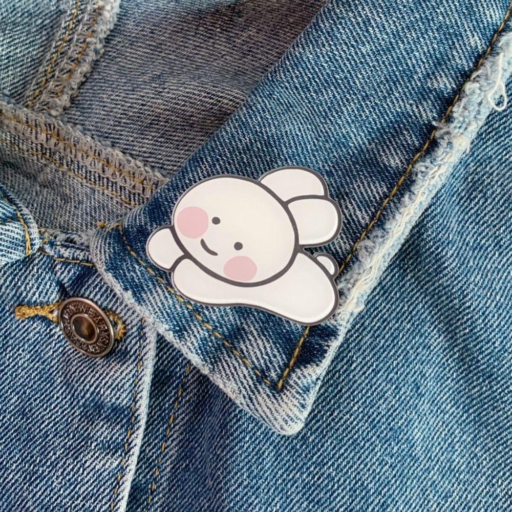 Bunny Dog Pin Badge Bear Bear Bunny Lapel Pins Cartoons Bear Brooches Cartoons Bunny Brooches Gift