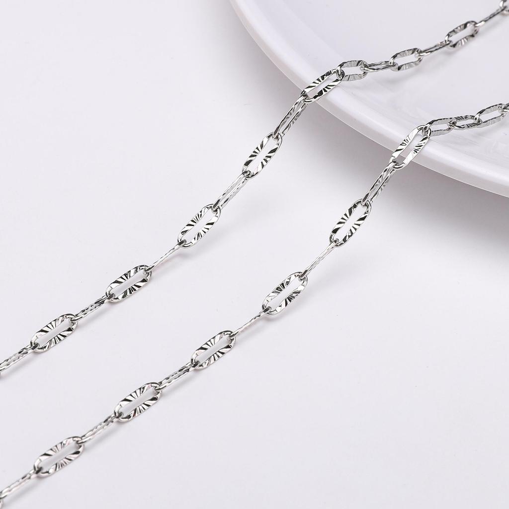 1 метр панк-цепи из нержавеющей стали для изготовления украшений своими руками - Прочная и устойчивая к коррозии