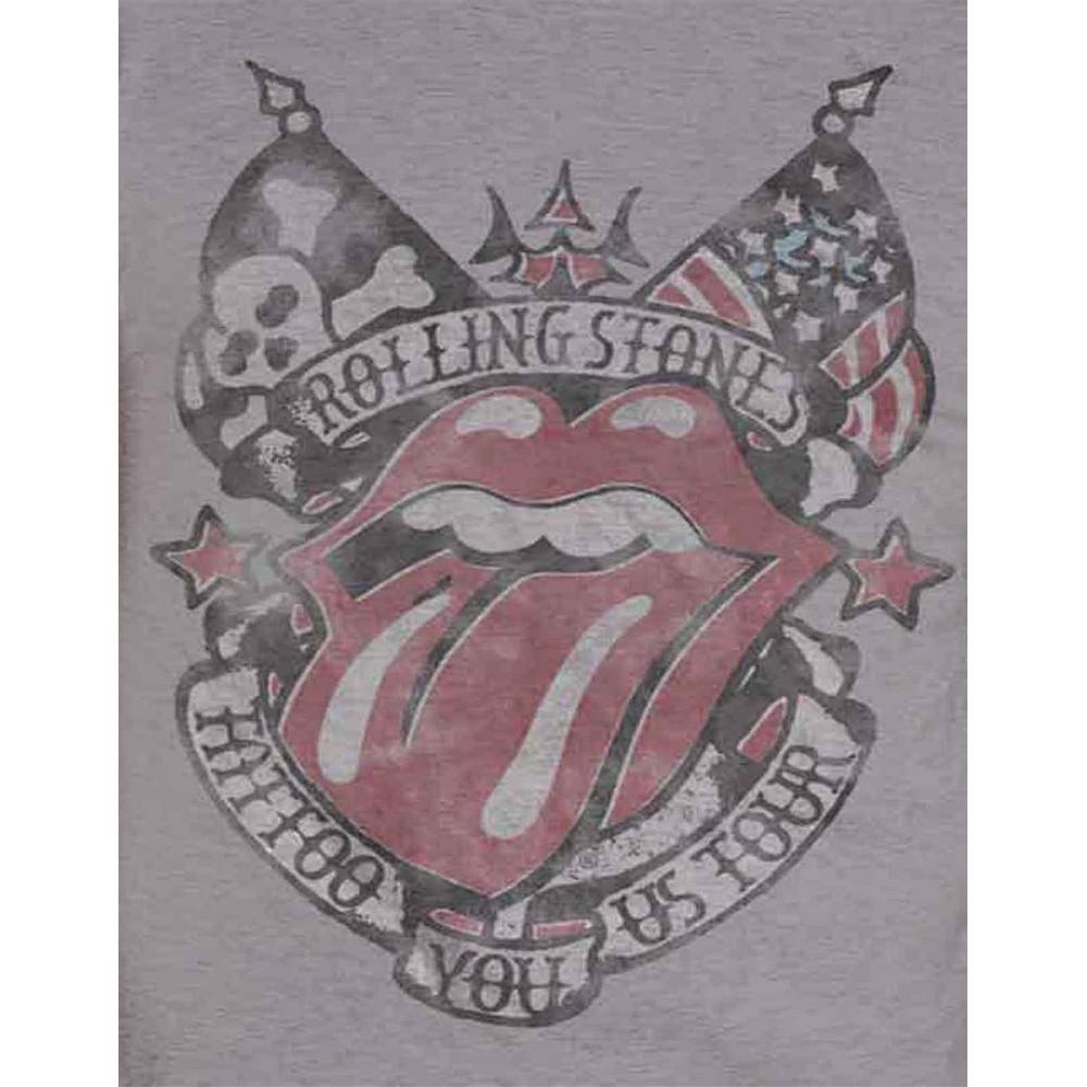 The Rolling Stones Футболка унисекс для взрослых с татуировкой You Tour по США