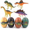 Heizi 4D Puzzle Zaurus DX Dinosaur Egg Set of 4 Jurassic Excavation Egg 3D Puzzle Assembly Figure Toy Total 24 Types (Type D)