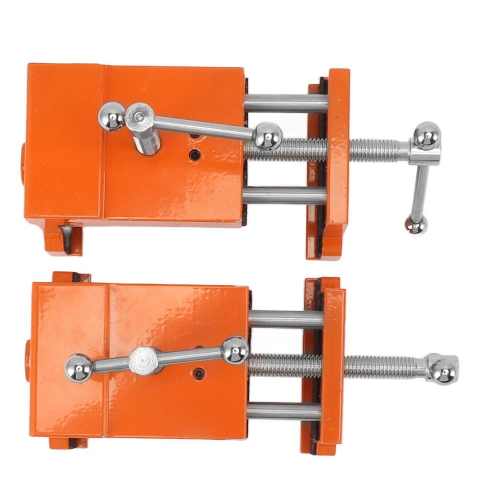 2pcs Cabinet Claw Aluminum Alloy Cabinet Claw Clamps for Installing Cabinetry Face Frame Orange