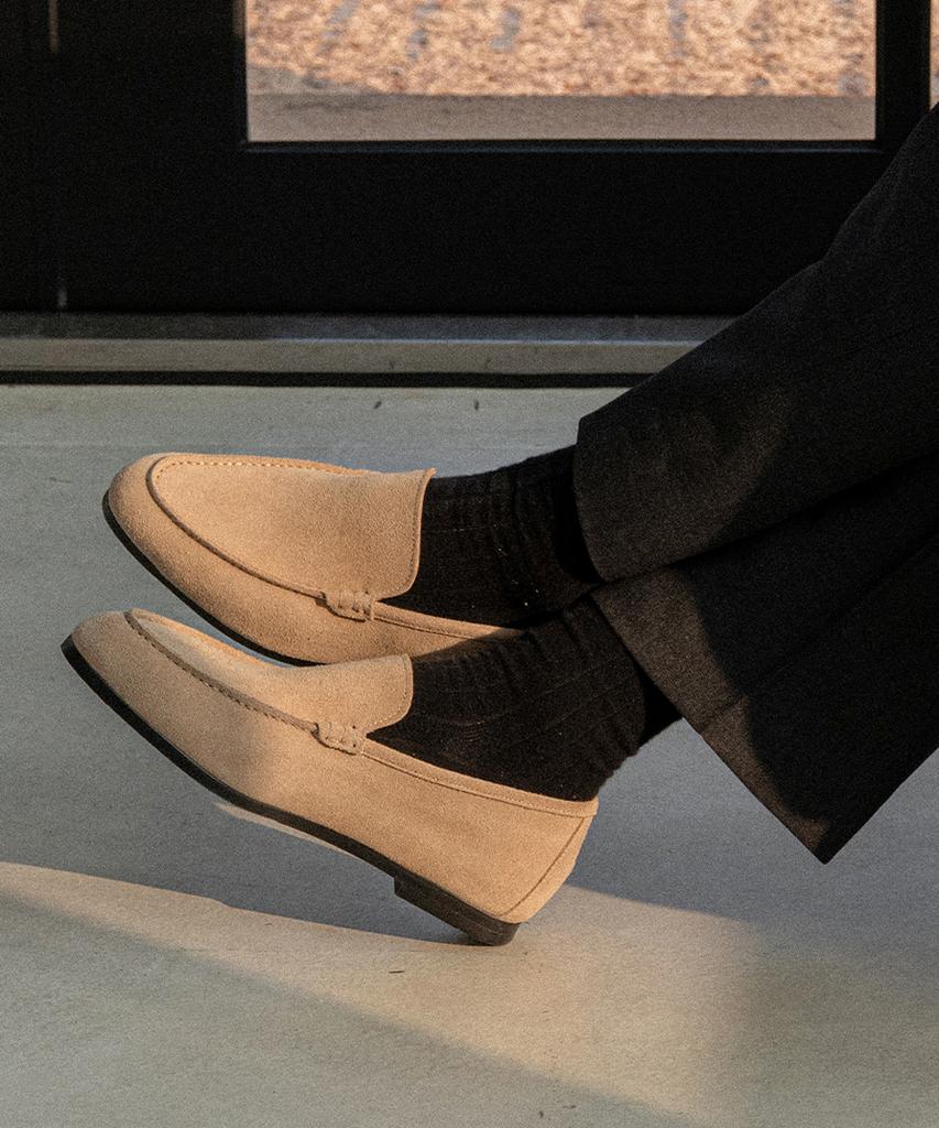 Allclassic Alc3410 Cimer Loafers_Beige Suede