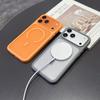 Матовый чехол для Magsafe iPhone 17 Pro Max Air 16 Plus 15 14 13 12 Mag Safe 17Pro Противоударный Полупрозрачный Военная Защита Чехол для Телефона Аксессуары