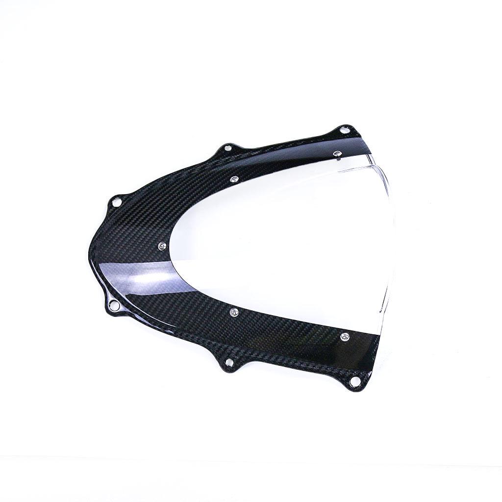 3K Carbon Fiber Front Windshield Plate for Suzuki GSXR1000 2017+ Motorcycle Accessories