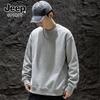 Мужская вязаная толстовка JEEP SPIRIT свободного кроя с круглым вырезом
