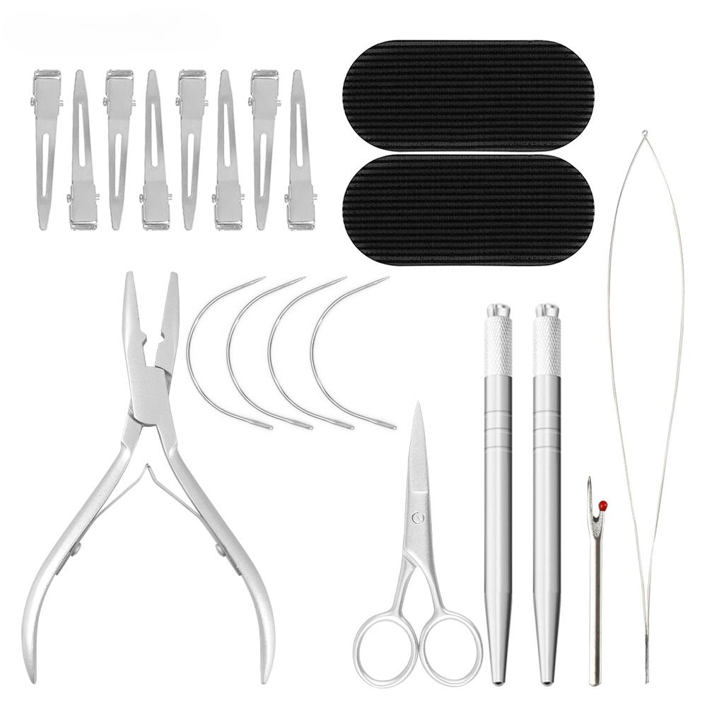 Weft Application Kits Hair Extension Pliers Kit Hair Extensions Hair Loop Tool Seam Ripper Microlink Pliers