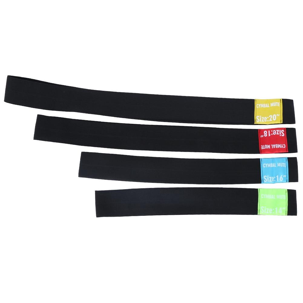 4Pcs Cymbal Silencer Hi Hat Mute Dampener Pad Percussion Instrument Accessories 14 16 18 20in