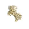 Stainless Steel Zodiac Animal Pins Unisex Design Lapel Pin Luxury Running Horses Brooch