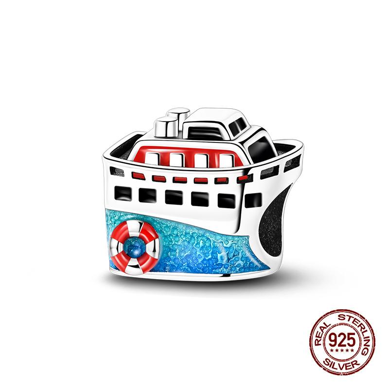 Summer Charms Copper Luminous Ocean Series Pendants Crab Whale Charms Beads Fit Original Bracelet Fine Diy Jewelry