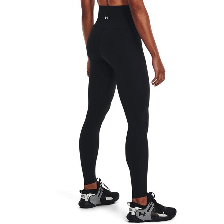 Under Armour High Waist Training Fitness Leggings Women Bottoms Black 1372002-001