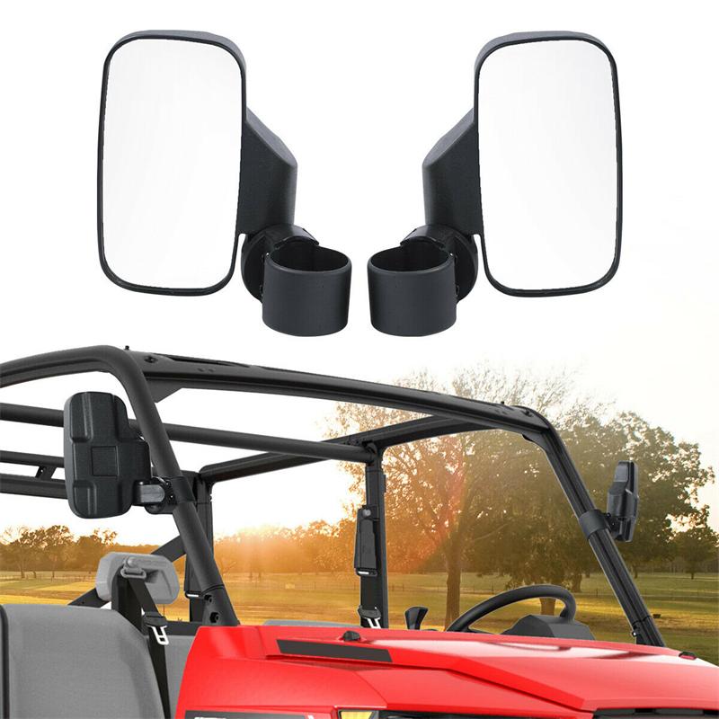 1.75" 2" UTV ATV Rear View Mirror Side Mirrors For Polaris RZR Yamaha