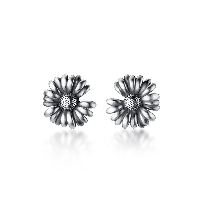 Fashion Vintage Daisy Flower Stud Earring for Women Wedding Jewelry Pendientes Mujer EH678