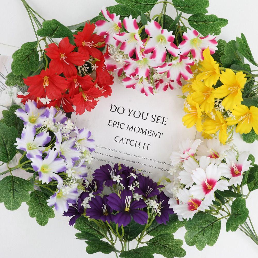 UV Resistant Realistic Faux Blooms Plastic Artificial Flower  Flower Arrangement