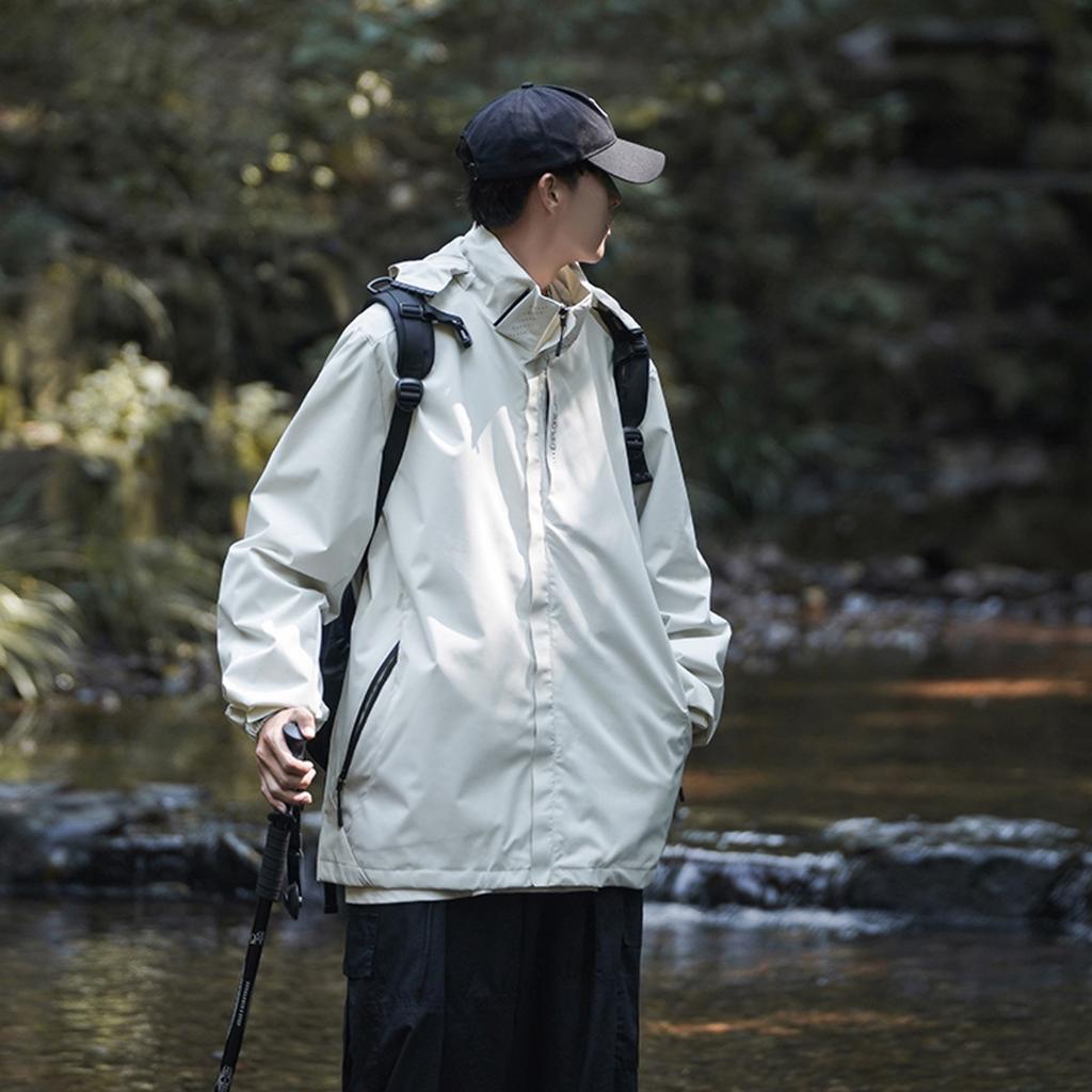 Мужская куртка Весна, Осень и Лето Куртка для активного отдыха Мужская куртка для хайкинга Чистая простая ветровка