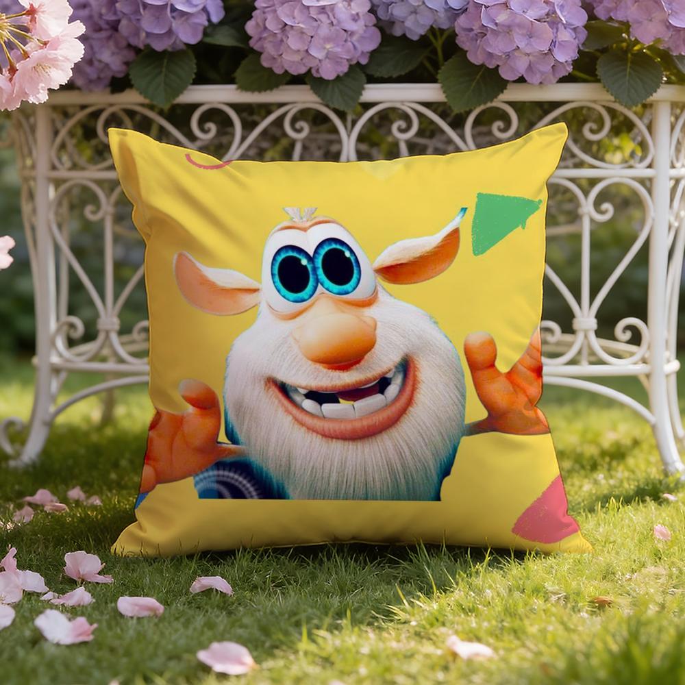 Милая Наволочка Fourbob-Booba для Дома и Автомобиля, Двухсторонний Чехол для Подушки: Двусторонняя конструкция для максимального комфорта