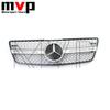FCM5   Chrome Diamonds Style Racing Grille With Newest 3D Emblem Logo For Mercedes Benz ML-Class W164 2009-2011 ML320 ML350 ML450 ML500