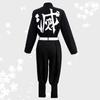 Cosplay Costume Anime Demon Slayer Kimetsu No Yaiba Top Jacket Pants Black Team Unisex Uniform Set Halloween Christmas Clothes