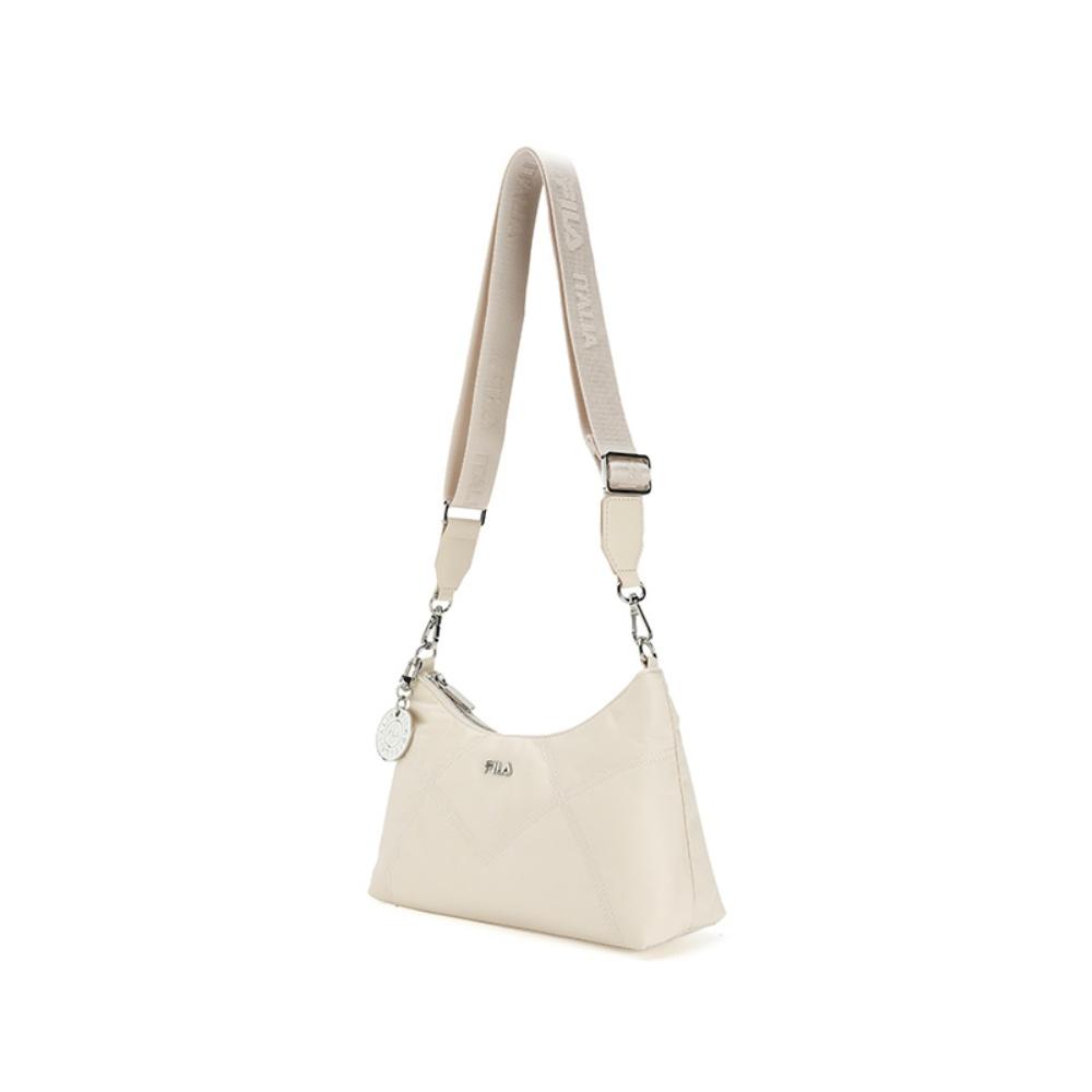 New FILA HERITAGE Fabric Crossbody Bags Women's Gray Wheat F13W548163FBG