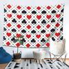 Playing Card Suits Symbols Poker Tapestry Wall Hanging Aesthetic Home Decoration Tapestries for Dorm Room
