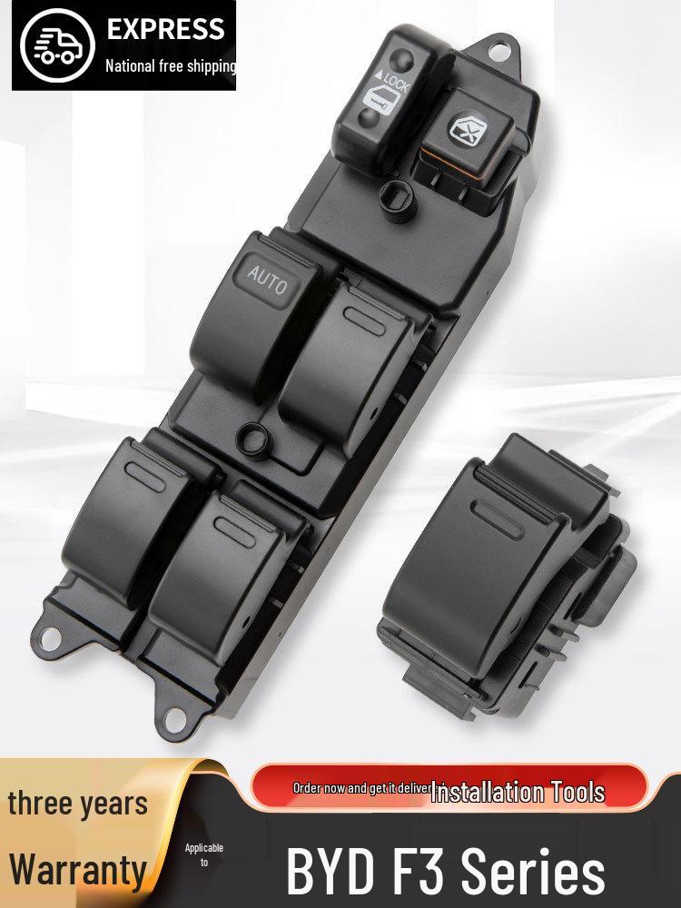 BYD F3 Window Lifter Switch: Left Front & Rear Door Button Assembly, F3R/L3 Accessories