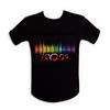 T-shirt Sound Light LED Equalizer Light Speaker Size S
