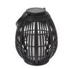 Solar Garden Lantern LED Outdoor Solar Lantern Waterproof Decorative Rattan Lantern For Patio Pathway Courtyard