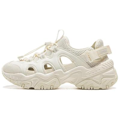 LiNing Классическая Мода Липучка Универсальные Ретро Толстая Подошва Увеличивающие Рост Нескользящие Износостойкие Дышащие Ботинки для Ручья Женская Обувь AGUV020-1