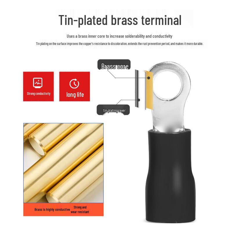 Huijun Pre-insulated O-Ring Crimp Terminals